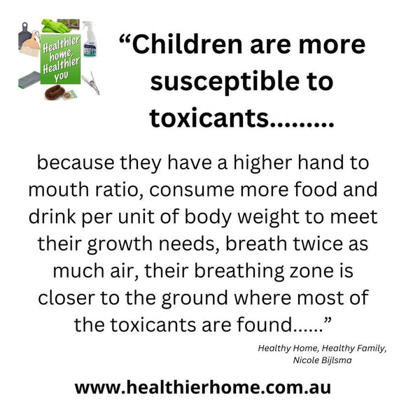 Children are more susceptible...