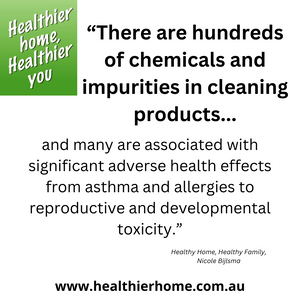 There are hundreds of chemicals and impurities in cleaning products