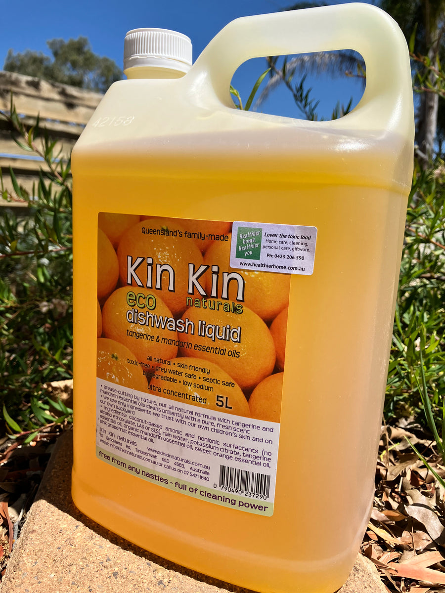 Kin Kin Dish Liquid - Tangerine 5L – Healthier Home Healthier You