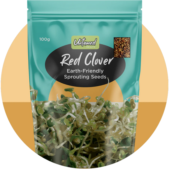 Sprouting Seeds - Red Clover (Organically Grown) 100g