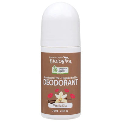 'Vanilla Kiss' Roll on deodorant 70ml by Biologika