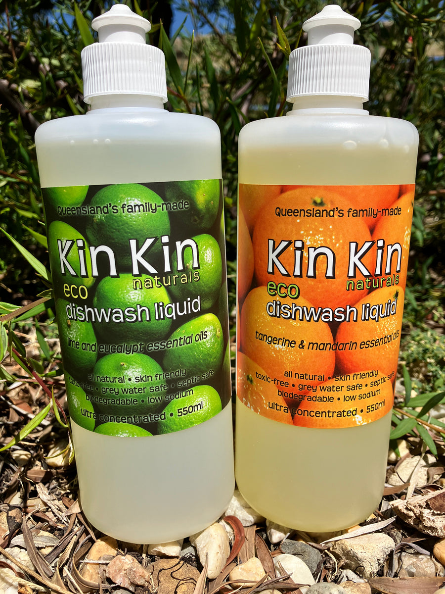 Dish Liquid - Tangerine 550ml (Kin Kin Naturals) – Healthier Home ...