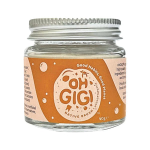 Ohgigi Tooth Powder Plus Hydroxyapatite - Native Brush 40g