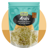 Sprouting Seeds - Alfalfa  (Organically Grown) 100g