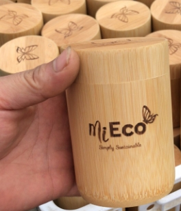 Cotton Buds Bamboo Tube (100 buds) - Mieco (Reusable Tube)