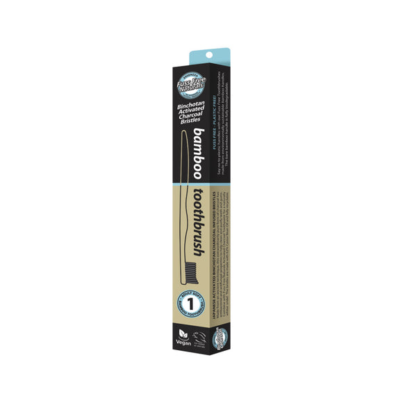 Toothbrush - Charcoal Bamboo (Soft)