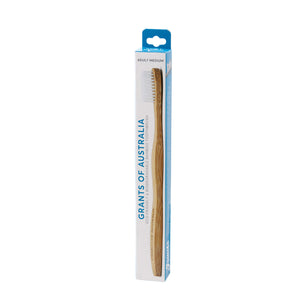 Toothbrush Bamboo Adult Medium - Grants of Australia
