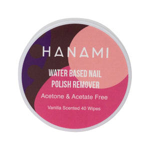 CLEARANCE Nail Polish Remover Wipes - Vanilla Scented (40 pack)- Hanami