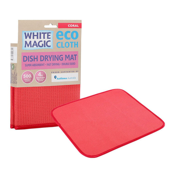 Dish Drying Mat - Coral