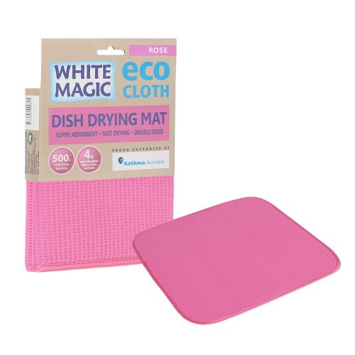 Dish Drying Mat - Pink Rose