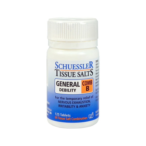Tissue Salts - GENERAL DEBILITY (Comb 5) - 125 t