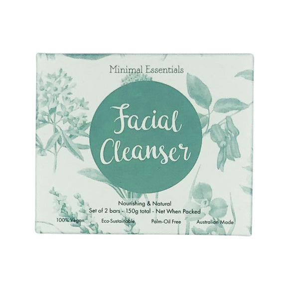 Face Cleansing Bar (2 pack)  by Minimal Essentials