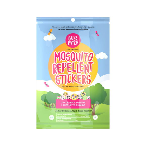 Mosquito Repellent Stickers (24 pack) - The Natural Patch Co