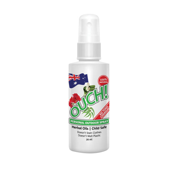 Ouch! Organic herbal personal outdoor spray 20ml