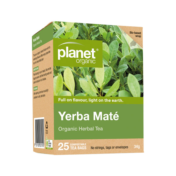 Yerba Mate Herbal Tea (Organic) x 25 Tea Bags
