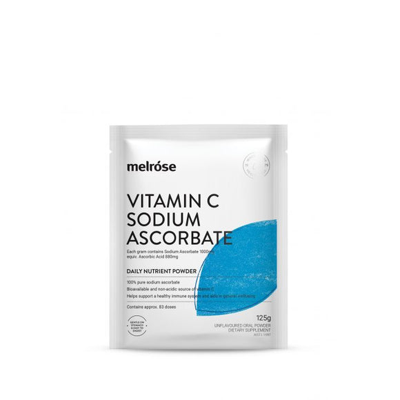 Vitamin C Sodium Ascorbate 125g by Melrose Health