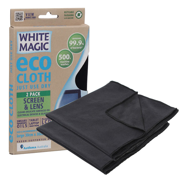 White Magic Screen & Lens Microfibre Cloth