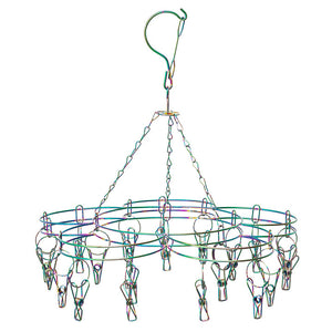 20 Peg Sock Hanger (Rainbow) - Flat Rate Postage $6.95