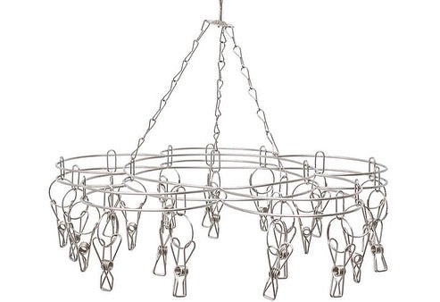 20 Peg Sock Hanger (Silver) -Flat Rate Postage $6.95