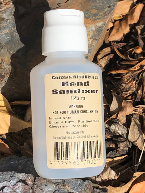 Sanitiser 125ml - Locally made.