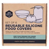 Ever Eco Reusable Silicone Food Covers - set of 6