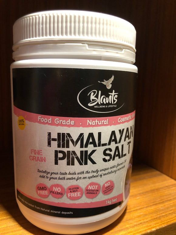 Blants Himalayan Sea Salt -fine grain - 1kg Tub