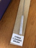 Straw cleaning brush