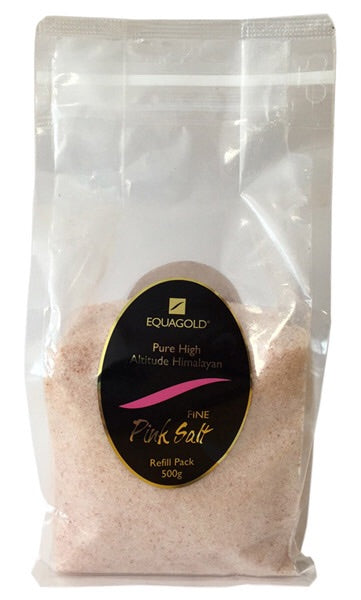 Himalayan Pink Salt Refill 500g Fine - Equagold