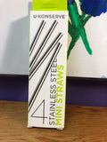 U Konserve Stainless Steel Straws (Mini size) 4 pack