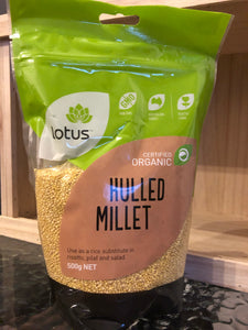 Millet - Hulled (organic) 500g by Lotus