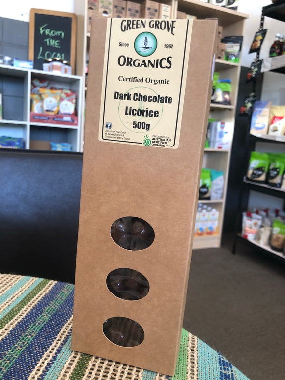 Licorice -  Dark Choc Coated (Bullets) 500g