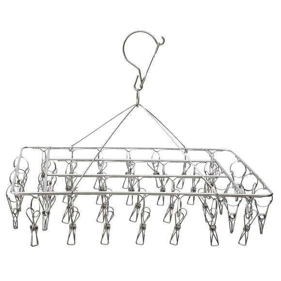 36 Peg Sock Hanger (Silver) - Flat Rate Postage $6.95