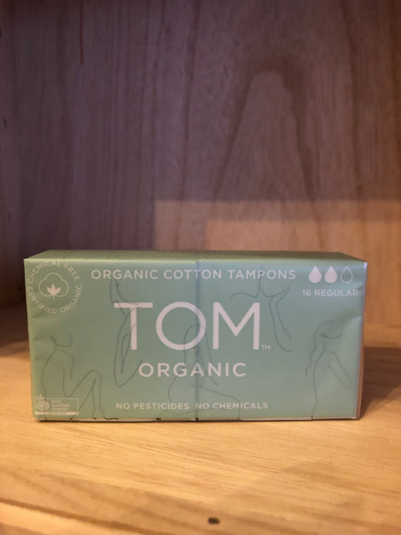 Tom Tampons Regular 8pk x 2 (organic)