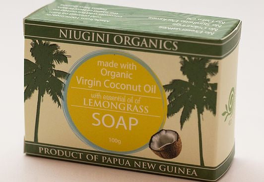 Lemongrass Coconut Oil Soap by Niugini Organics