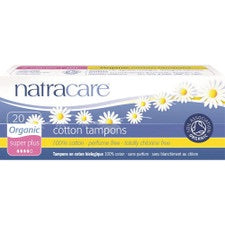 Natracare Organic Cotton Tampons Super Plus 20 pack